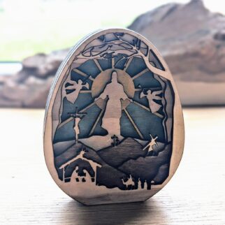 Scena Zmartwychwstania - pusty grób - dekoracja Wielkanocna